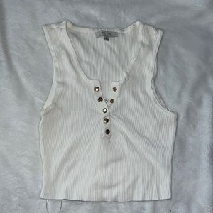 White Crop Top